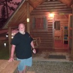 Me.....in front of one of our cabins